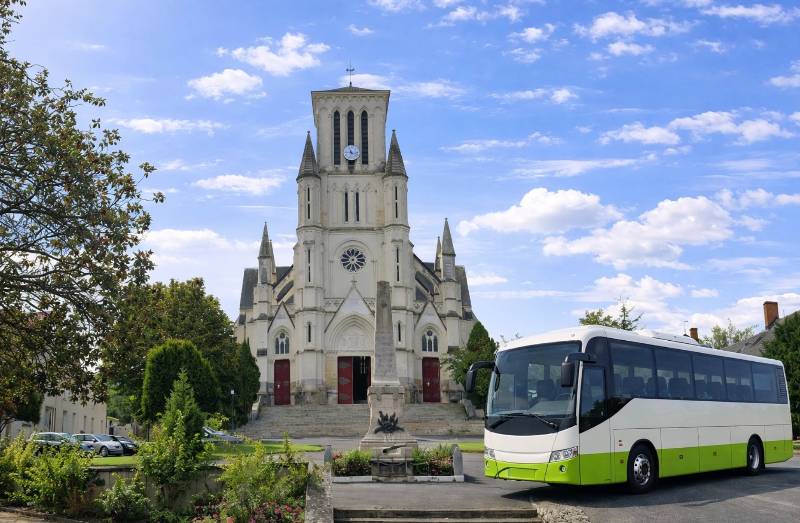 Location bus autocar Longué-Jumelles