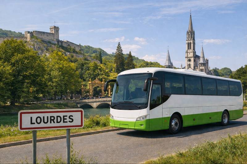 Location bus pour Lourdes