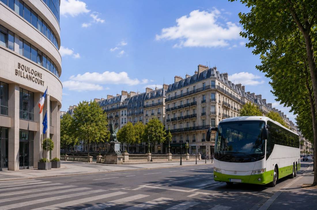 Location Autocar à Boulogne Billancourt